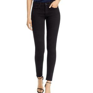 Rag & Bone Cate Mid Rise Skinny Jean Coated Black